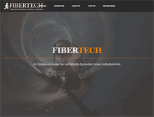 Tablet Screenshot of fibertech.no