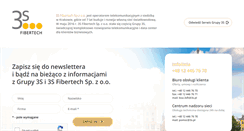 Desktop Screenshot of fibertech.net.pl