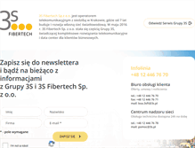 Tablet Screenshot of fibertech.net.pl
